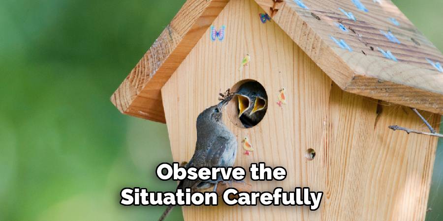Observe the 
Situation Carefully 