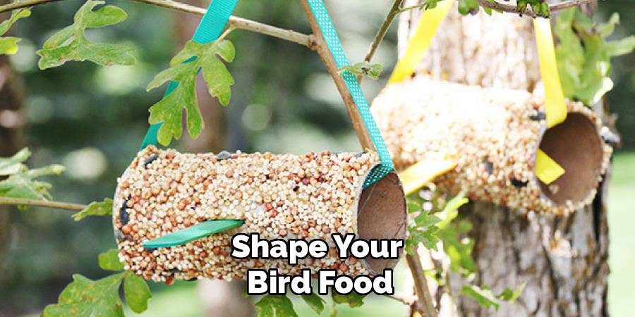 Shape Your 
Bird Food